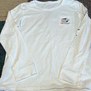 Vineyard Vines Merry Christmas Women’s Long sleeved t shirt   Size Medium